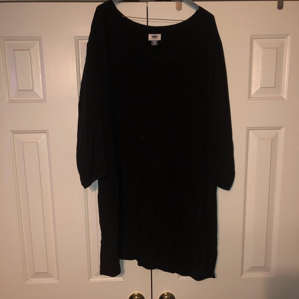 Black sheath dress